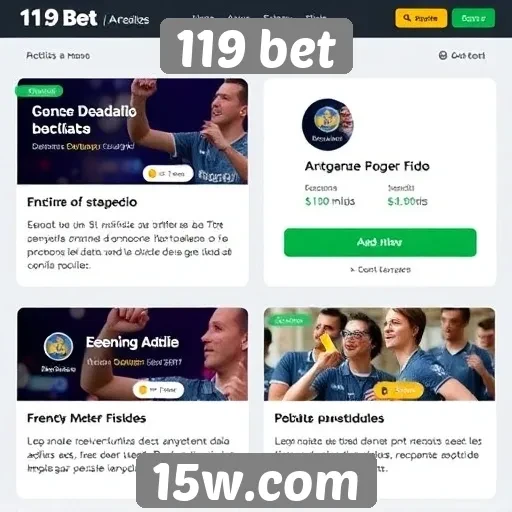 Facilidades de cadastro no site 119 bet